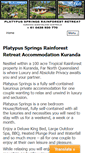 Mobile Screenshot of platypussprings.com.au